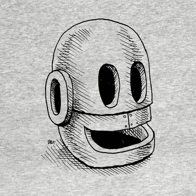 Robot-head by awcomix